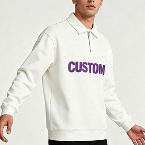 <span class=keywords><strong>Sudadera</strong></span> Personalizada de Alto Rendimiento con Cierre de Cremallera de 1/4, Cuello Personalizado, Alta Calidad, Tallas Grandes para Hombre - Product Image 4