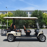 Voiturette de golf électrique 6 places 72V pour 6 passagers, tout-terrain, pour le tourisme, vente en gros directe usine chinoise, en promotion