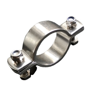 Colliers de serrage doubles de haute qualité <span class=keywords><strong>Collier</strong></span> de serrage à <span class=keywords><strong>double</strong></span> boulon robuste <span class=keywords><strong>Collier</strong></span> de serrage épaissi en acier inoxydable 304 - Product Image 5