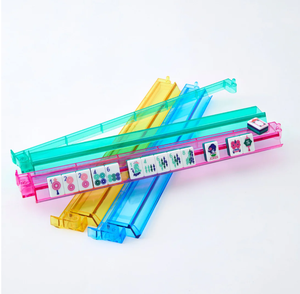 18,5 pulgadas todo en uno estantes de empuje de acrílico multicolor <span class=keywords><strong>American</strong></span> Mahjong Pusher Set - Product Image 1