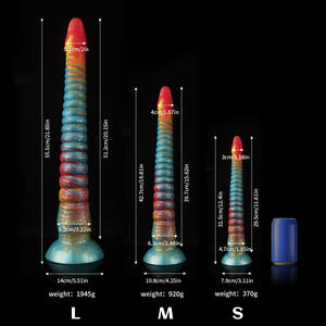 CustomSoft سيليكون Xxxl سدادة شرجية طويلة كبيرة وحبات مريحة ويمكن ارتداؤها لعبة جنسية للرجال والنساء - Product Image 6