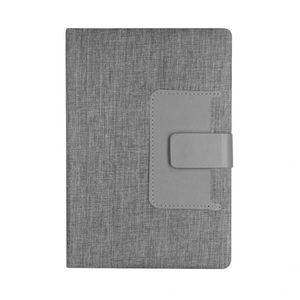 New Arrival Eco-Friendly 300D RPET <b>A5</b> Hard Cover Notebook Personalized Logo <b>Notepad</b> with PU Pocket Rigid Closures for Office Use - Product Image 5