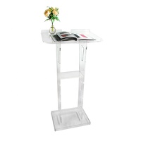 Precio de fábrica ModernDesign Otros muebles comerciales Iglesia Acrílico transparente Podio Púlpito Atril