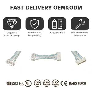 Rakitan Kabel Pita FFC 50 Pin Universal dengan Konektor Tahan Air untuk Mesin CNC & Sistem PLC Industri - Product Image 4