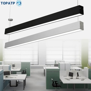 Lampada a Sospensione Regolabile 30W 40W, Plafoniera <span class=keywords><strong>LED</strong></span>, Luce Lineare <span class=keywords><strong>LED</strong></span> per Ufficio - Product Image 1