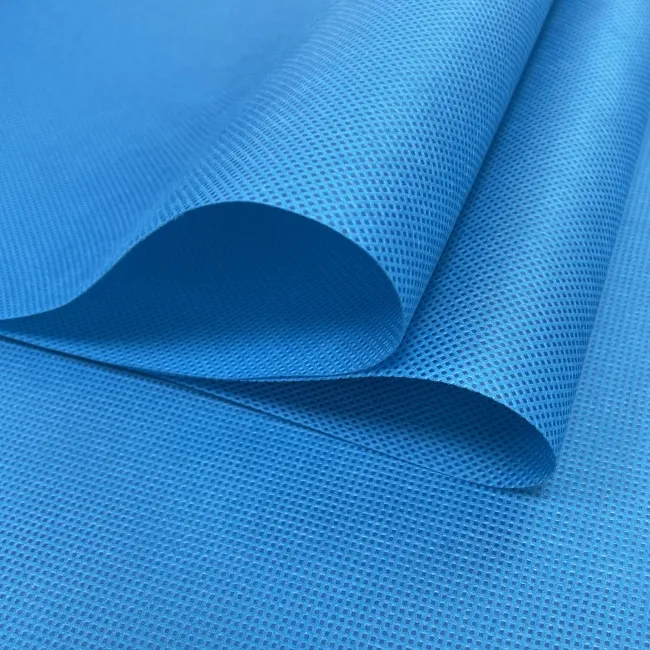 SMS PolyPropylene không dệt vải 100% PP y tế Spunbonded sản phẩm không dệt cho bệnh viện tấm ga trải giường, mặt nạ, tã, Ủng hộ vải