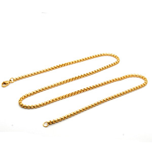 สร้อยคอยาวสำหรับผู้หญิง ข้ามพรมแดน หลายกลยุทธ์ รองรับ FBA ป้องกันการเกิดออกซิเดชัน เคลือบ PVD หนา ทนทาน เหมาะสำหรับเป็นของขวัญ - Product Image 4