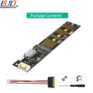 Oculink SFF-8611 SFF-8612 NGFF M.2キー-M 2280 M2 NVME SSDコンバーターアダプターカードSATA 15PIN電源ケーブル付き在庫あり - Product Image 6