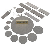 Plaque filtrante poreuse en métal fritté bronze en acier inoxydable 316L