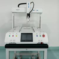 Machine de vissage automatique de bureau à commande PLC avec servomoteur, alimentateur de vis par soufflage, distributeur de boulons et d'écrous, garantie 1 an