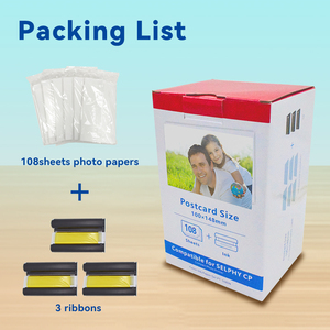 Compatible avec le papier photo brillant <span class=keywords><strong>Canon</strong></span> KP-108in 4*6 <span class=keywords><strong>Selphy</strong></span>, 108 feuilles pour CP1300 CP1200 CP910 CP810 CP800 - Product Image 5