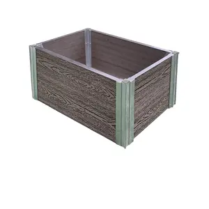 Wpc Waterproof Wood Plastic Composite Floor Garden Decoration Wpc Waterproof Outdoor Flowerpot Wpc Flowerpot