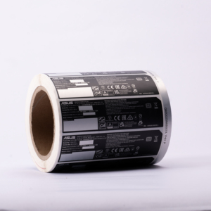 Production en série d'étiquettes rondes personnalisées en vinyle PVC PET, adhésives, imperméables, écologiques, à surface mate, pour logos alimentaires, en rouleau - Product Image 4