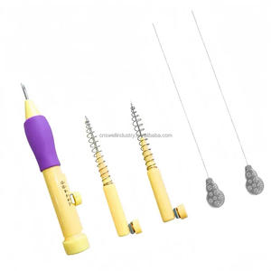 Aguja de punzonado <span class=keywords><strong>para</strong></span> bordado ruso, herramienta de imitación KOKKA japonesa, aguja de punzonado ajustable, aguja <span class=keywords><strong>para</strong></span> recoger flores, aguja de bordado - Product Image 3