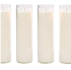 7 Days Somkeles <strong>Prayer</strong> <strong>Candles</strong> Classic White Glass <strong>Candles</strong>/Glass Religious <strong>Candles</strong>/Chakra <strong>Candle</strong> - Product Image 1