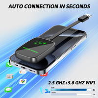 Adaptateur Carplay sans fil USB C 2 en 1 et adaptateur Android Auto Wireless A et convertisseur de jeu de voiture OEM ODM BT IA Box pour audi toyota