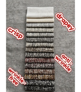 Tela de Imitación de Lino Tejida y Engrosada de Poliéster 100%, 510 g/m², Mate, Sin Arrugas, para Tapicería de Sofás - Product Image 3