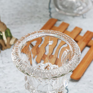 Jarrón de Cristal Transparente de Lujo para Decoración del Hogar, con Base, Estilo Rumano, para Dulces - Product Image 5