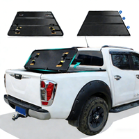 Couverture de benne rigide pliable en trois parties en alliage d'aluminium verrouillable et étanche IP67 pour les camionnettes Ram1500/2500/Ford F150 / Raptor 2015-2025