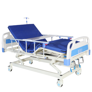 Fournitures médicales Équipements médicaux et <span class=keywords><strong>accessoires</strong></span> Santé 3 manivelles <span class=keywords><strong>Lit</strong></span> d'hôpital <span class=keywords><strong>pour</strong></span> patient - Product Image 2