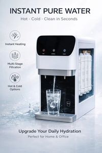 Distributeur d'eau de bureau tout-en-un avec système de filtration, chauffage et refroidissement, en plastique, pour hôtel, avec filtration UF - Product Image 5