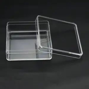 Doorzichtige Acryl Doos Met Deksel Kleine Plastic Vierkante Kubus Containers Mini Clear Display Geschenkdoos Opbergdoos Voor Snoep