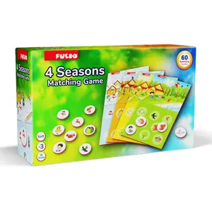 Baby Puzzle Game for Teaching Seasons Puzzle Matching Game Premium Grade Box PUEDO EVA Puzzles and Games Toys