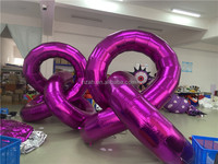 Ballon disco gonflable personnalisé en forme de boule miroir argentée avec ventilateur intégré, en tissu Oxford durable pour la décoration de fête