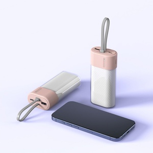 Cargador Portátil de Carga Rápida Mini en Oferta, 10000 mAh, con Cables Integrados para Viajes al Aire Libre - Product Image 4