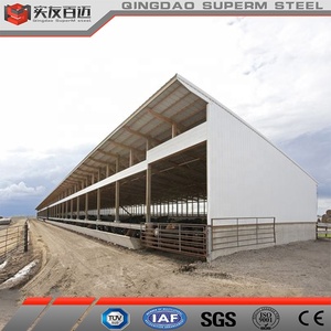 Bâtiment à ossature en acier préfabriqué personnalisé à prix d'usine Structure en acier Bâtiment de ferme pour l'écurie équine Bétail Moutons - Product Image 2