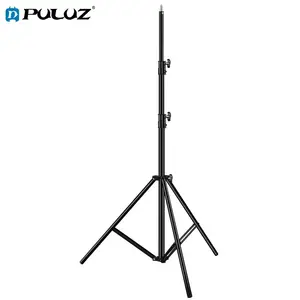 In Voorraad Puluz 2.8M Hoogte Opvouwbare 3 Secties Statief Mount Licht Houder Camera Houder Statief Voor Camera