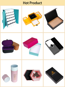 In ấn đồ trang sức caja schmuck thân thiện nổi joyas tùy chỉnh geschenkbox Snapback Hộp bao bì Quà Tặng giấy từ - Product Image 6