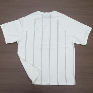 เสื้อยืดลำลองลายทางผู้ชายขายส่ง พิมพ์โลโก้ตามสั่ง ระบายอากาศได้ดี เสื้อฤดูร้อนสำหรับผู้ชาย - Product Image 6