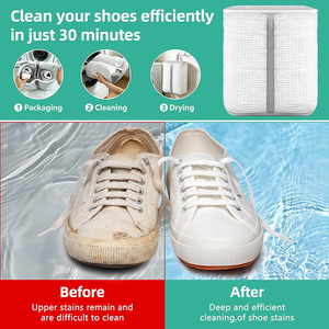 <span class=keywords><strong>Sac</strong></span> de <span class=keywords><strong>lavage</strong></span> de chaussures XXL durable et neuf à 360 degrés pour 2 paires de chaussures avec embauchoirs ajustables - Product Image 3