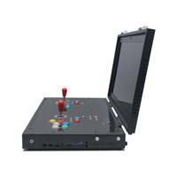 Machine d'arcade à écran de 24 pouces, boîte à lumière lunaire de Pandora à domicile, double joystick, étui de transport pliable, garantie d'un an - Langue anglaise