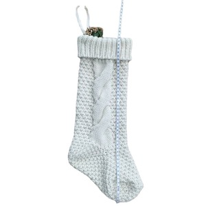 Calcetines Navideños SOLPOP con Logotipo Bordado Personalizado, Bolsa de Regalo Tejida para Fiestas, Adorno Decorativo para el Hogar, Calcetín Navideño con Dulces de Santa Claus - Product Image 5