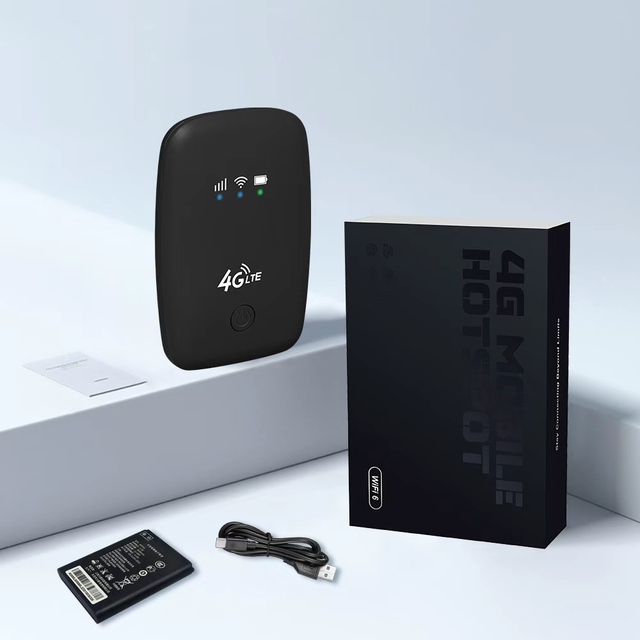JIMI Hotspot 4G Mobile WiFi Router 2.4G 300Mbps Pocket Wireless Esim Firewall Enabled EU Version Portable Hotspot Device