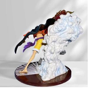 Figura de Anime de 25CM, 1 pieza, <span class=keywords><strong>Monkey</strong></span> <span class=keywords><strong>D</strong></span>, <span class=keywords><strong>Luffy</strong></span>, modelo de PVC, figura de acción, estatua de juguete, muñeca de colección - Product Image 4
