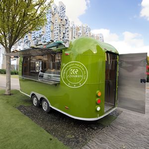 2025 Remorque alimentaire mobile BBQ, cuisine mobile rapide OEM, entièrement équipée aux normes américaines, camion-restaurant, chariots alimentaires mobiles - Product Image 1