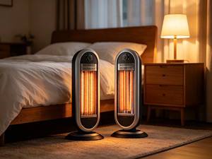 Chauffage <span class=keywords><strong>électrique</strong></span> au quartz de haute qualité 450/900W, portable, autoportant, avec tube infrarouge et éclairage, certifié GS - Product Image 5