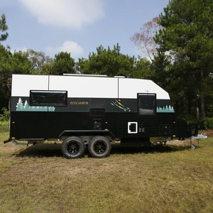 Ecocampor - Remolque de Aluminio Todoterreno para Transporte de Vehículos, Caravana de Lujo, Autocaravana con Aire Acondicionado para Viajes al Aire Libre - Product Image 1