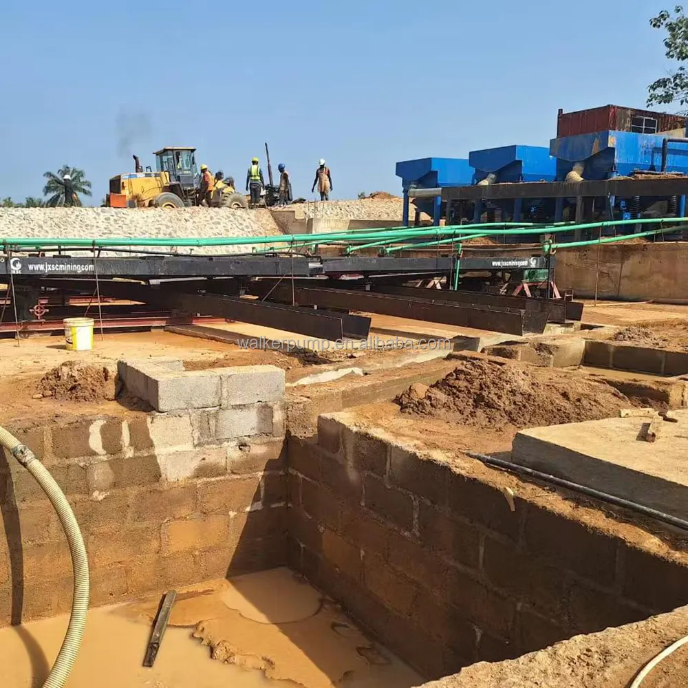 콩고의 광석 드레싱 머신 카시테 라이트 주석 광석 광산 분리 처리 공장