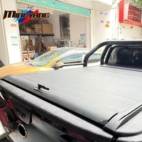 Couvercle de rouleau manuel en aluminium de haute qualité 2015 + pour Hilux rocco couvercle de Tonneau à double cabine