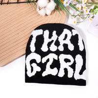 Bonnet en tricot jacquard unisexe STAR, style streetwear, personnalité pour les voyages, la plage, les hommes d'affaires, les femmes, temps froid