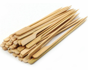 Brochetas de Bambú para Barbacoa con Logotipo Personalizado, Palillos Desechables de Grado Alimenticio para <span class=keywords><strong>Kebab</strong></span>, para Campamento, Bar, Restaurante, Hotel - Product Image 3