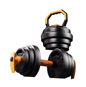 Adjustable Dumbbell &amp; Barbell <strong>Set</strong>, Detachable <strong>Weight</strong> <strong>Training</strong> Equipment for Home, Teens &amp; Students, Dorm Friendly - Product Image 1