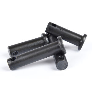 Direkt verkauf ab Werk ISO 2341 Q235 Stahl schwarz beschichtete Gabel kopfs tifte mit Kopf - Product Image 1