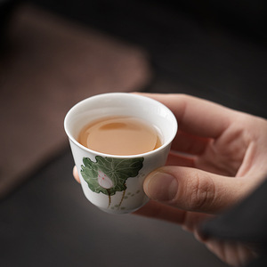 Hand Painted Porcelain <b>Tea</b> <b>Set</b> With Lid Dehua Ceramic Kung Fu <b>Tea</b> <b>Cup</b> For Afternoon <b>Tea</b> - Product Image 3