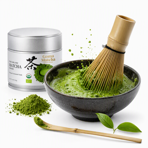 Matcha japonés premium en polvo, grado ceremonial, orgánico, cultivado en sombra, té verde puro para servicios de catering de alta gama - Product Image 2