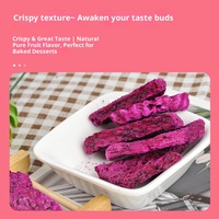 Vriesgedroogde Dragon Fruit Yunnan Groothandel Fabrikant Handige Snack Vriesgedroogde Fruitplakjes Van Wanrui Food